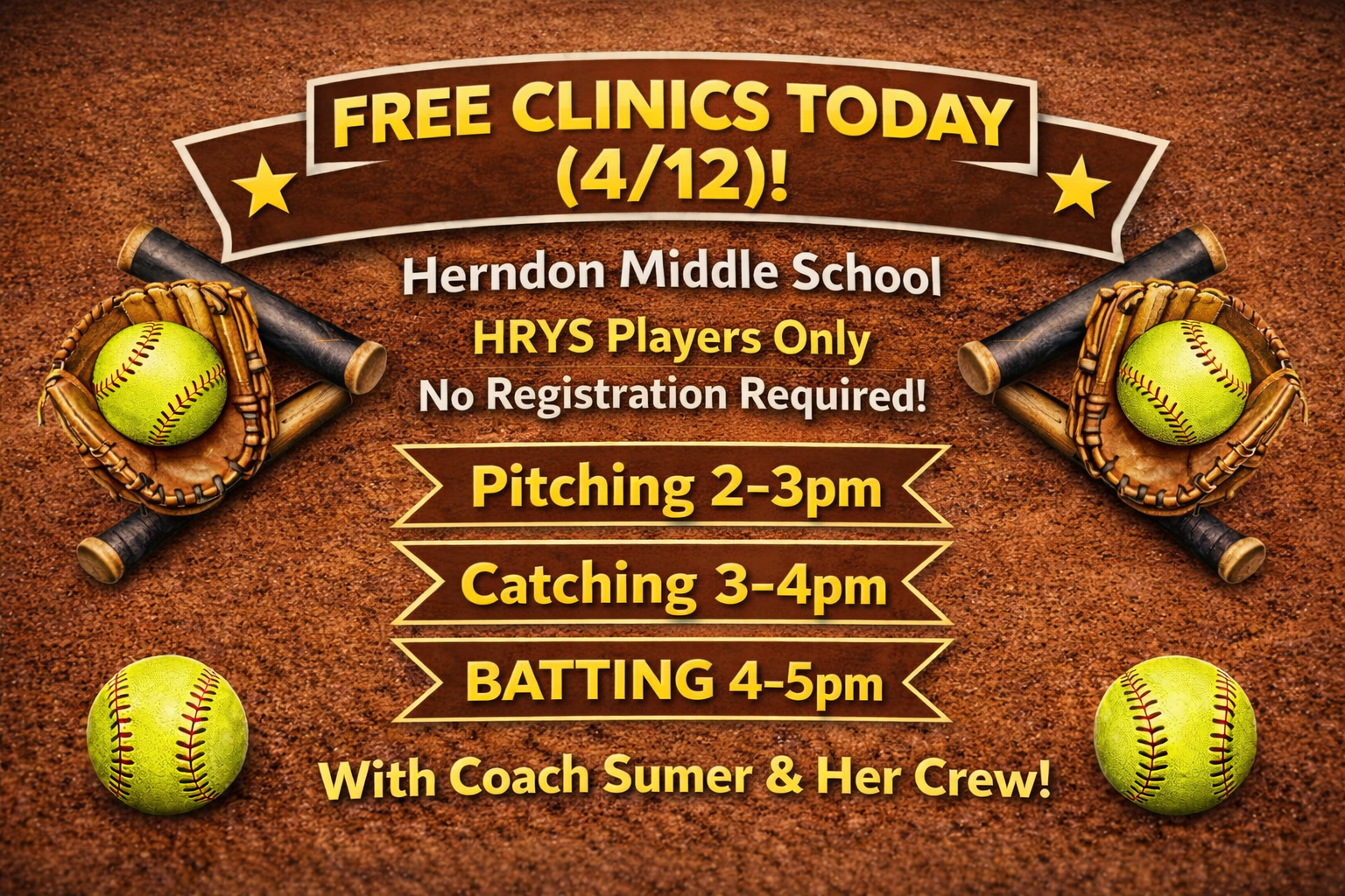 FREE CLINICS TODAY!